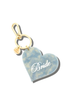 Hand Painted Bag Charm - Bride Heart