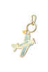 Hand Painted Bag Charm - Vintage Plane