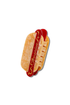 Hand Painted Claw Clip - Hotdog