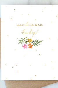 Welcome Baby Card