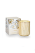 Winter White Boxed Crackle GLass Candle