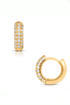 Yolanda Huggie Hoop Earring