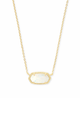 Elisa Necklace White Opal