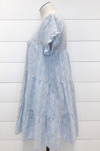 Dreamy Eyelet Babydoll Dress