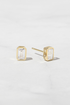 Diamond Baguette Studs