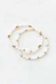 MOP Daisy Bracelet Set