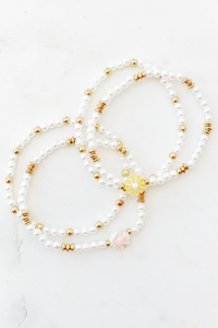 MOP Daisy Bracelet Set