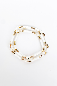 Frosted Stone Stretch Bracelet Set