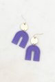 Ridge U Earrings