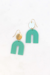 Ridge U Earrings