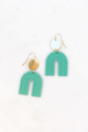 Ridge U Earrings