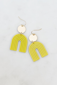 Ridge U Earrings