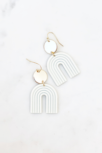 Ridge U Earrings