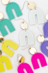 Ridge U Earrings