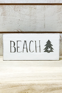 SH Beach Christmas Tree Sign