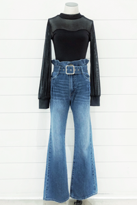 Mock Neck Bodysuit