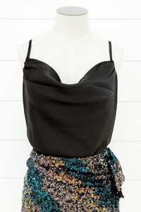 Cowl Neck Cami Bodysuit