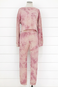 Waffle Tie Dye Joggers