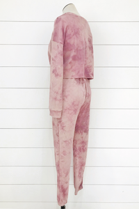 Waffle Tie Dye Joggers