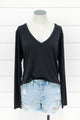 Cupro Long Sleeve Top