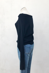 Slouchy Waffle Knit Top