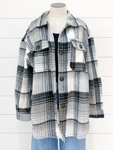 Oversized Button Down Jacket