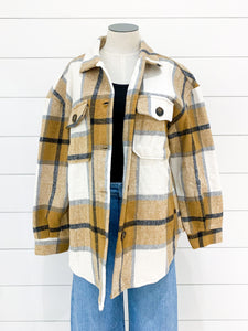 Oversized Button Down Jacket
