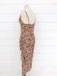 Spotted Cat Cowl Neck Dress