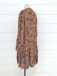 Spotted Cat Drop Waist Dress