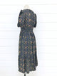 Diamond Puff Sleeve Dress