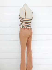 Adele Striped Crop Top