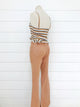 Adele Striped Crop Top