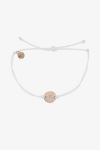 Pave Wave Coin Bracelet