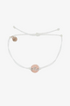 Pave Wave Coin Bracelet