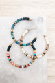 Beaded Hoops