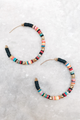 Beaded Hoops