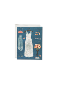 Beautiful Bride Wedding Card