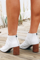 Black Tie Open Toe Booties