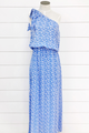 Blossom One Shoulder Maxi Dress