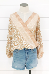 Blushing Garden Top