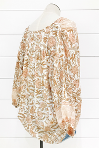 Blushing Garden Top
