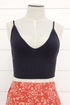 Seamless Ribbed Triangle Brami