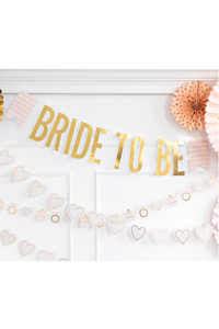 SH Bride To Be Word Banner