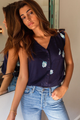 Celeste Button Up Top