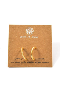 Mini Coco Hoops - House of Lucky