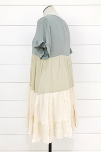 Morning Tide Ruffle Mini Dress