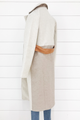 Color Block Long Coat