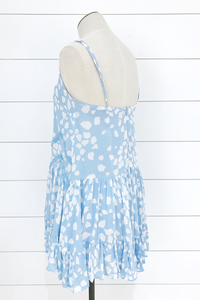 Cool Blue Mini Dress
