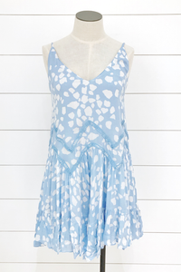 Cool Blue Mini Dress