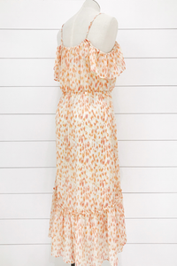 Creamsicle Cold Shoulder Dress